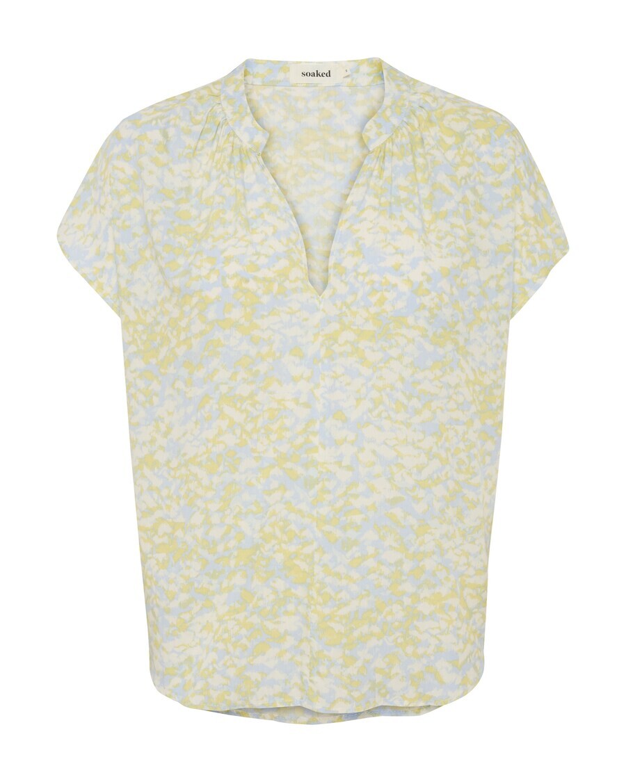 

Блузка с коротким рукавом SOAKED IN LUXURY Blouse Wynter, цвет yellow/light yellow