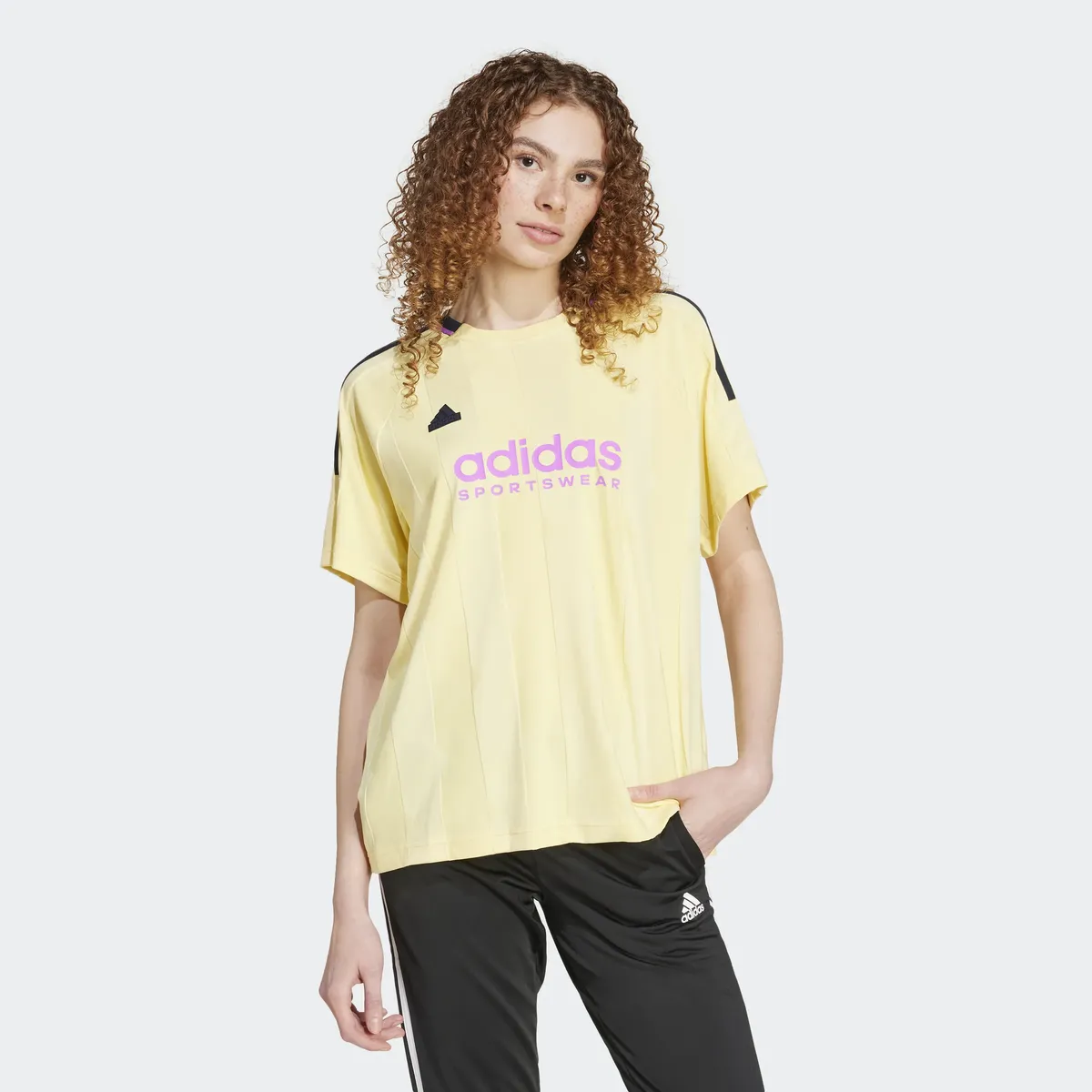 

Футболка Adidas Sportswear "W TIRO Q3 BOYFT", желтый