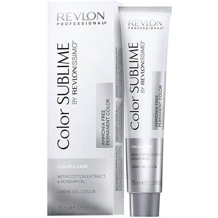 

Профессиональная перманентная краска для волос Revlonissimo Color Sublime Color & Care 6,24 Темный переливающийся медный блондин 75 мл