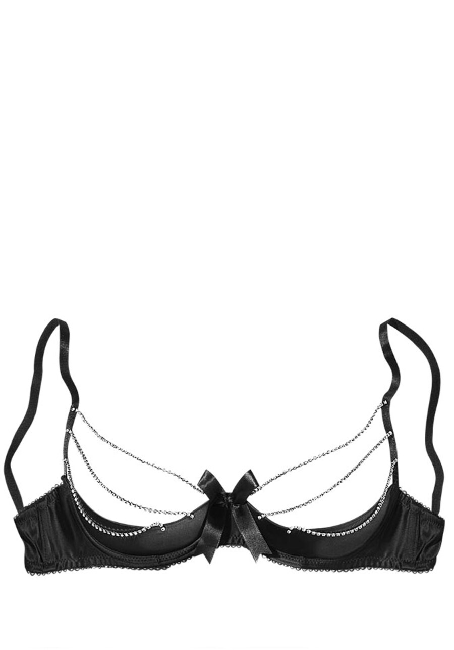 

Бюстгальтер-балконет PETITE FLEUR GOLD, черный