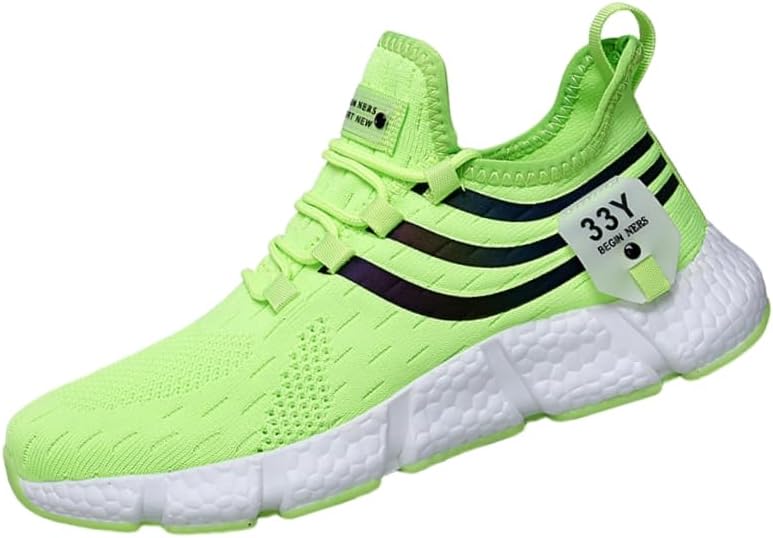 

Мужские спортивные кроссовки на шнуровке с сетчатой верхней частью, легкие и дышащие, стильные и модные для повседневной носки, подходят для походов на свежем воздухе и пробежек Hoalox