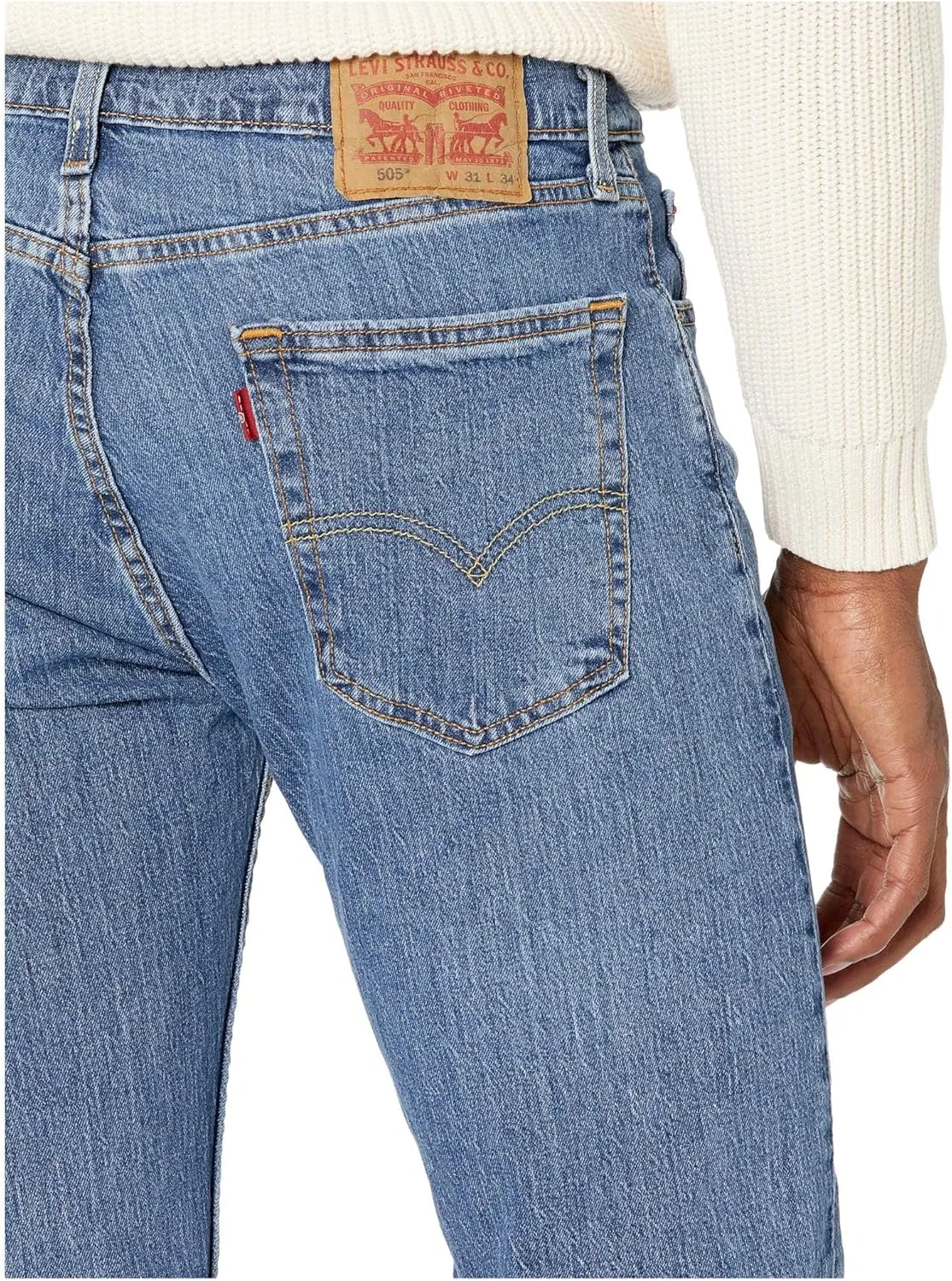 Джинсы Levi's 505 Regular Fit, цвет Fremont Drop Shot — фото 3