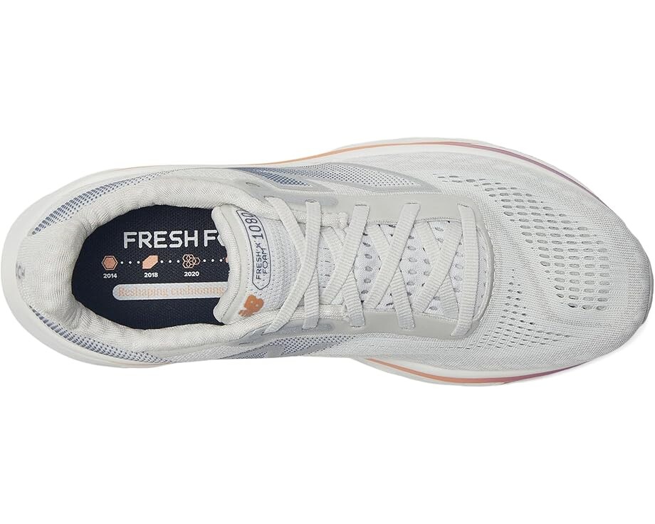 Кроссовки New Balance Fresh Foam X 1080v14, цвет Grey Matter/Silver Metallic — фото 2