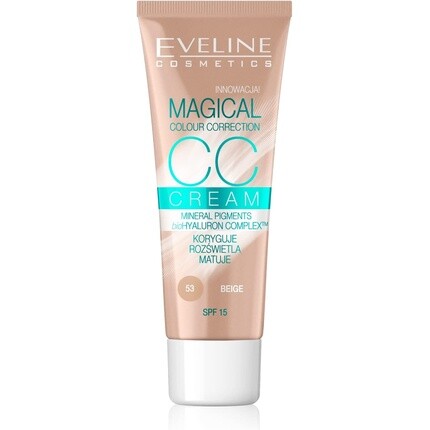 

Eveline Cosmetics CC Beige Nr 53 Флюид для лица 30 мл телесного цвета