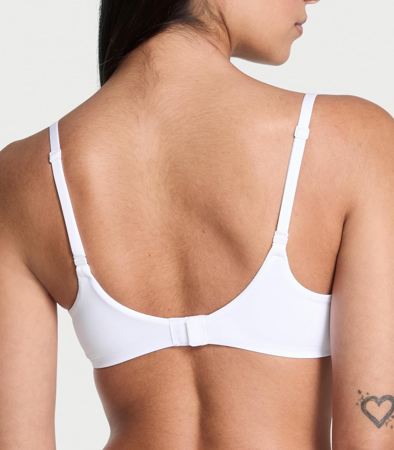 Боди Victoria's Secret от Victoria FlexFactor, деми-бюстгальтер с глубоким вырезом и легкой подкладкой (32A-38DD), Vs White — фото 2