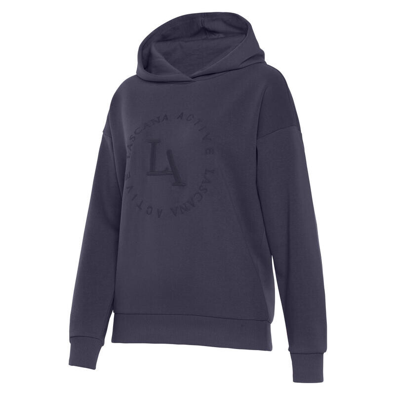 

Толстовка с капюшоном для женщин LASCANA ACTIVE, цвет blau