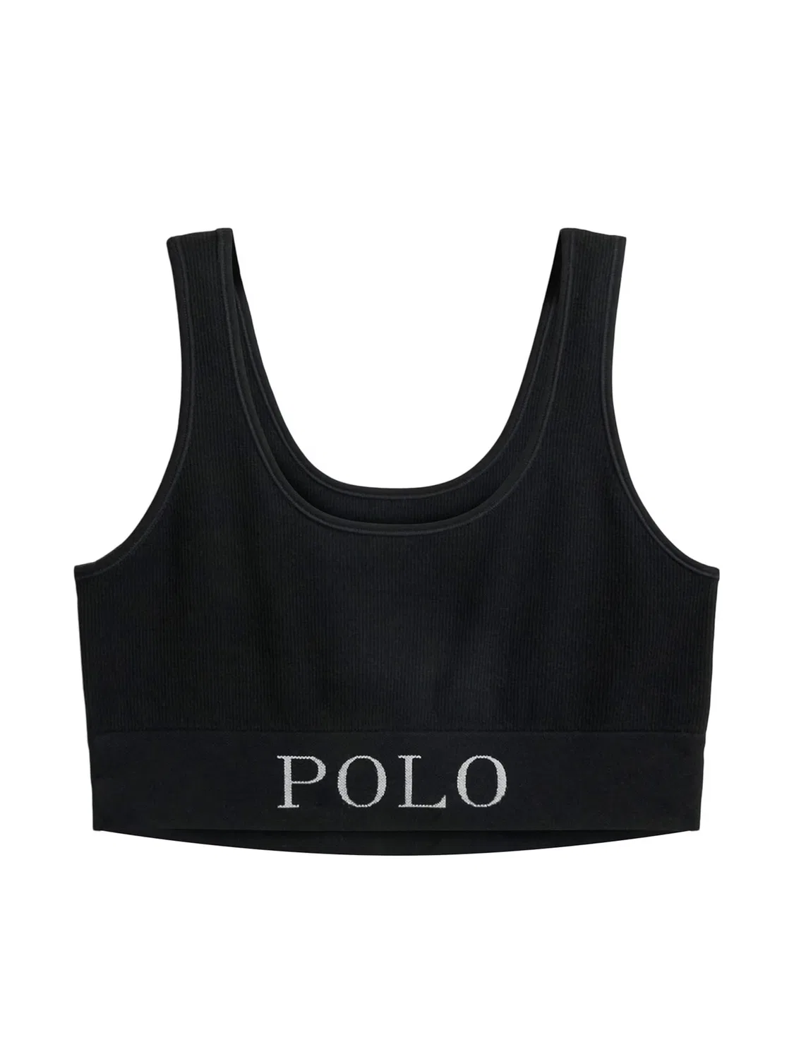 Бюстгальтер-бралетт 'Рельековый бесшовный' Polo Ralph Lauren, Black