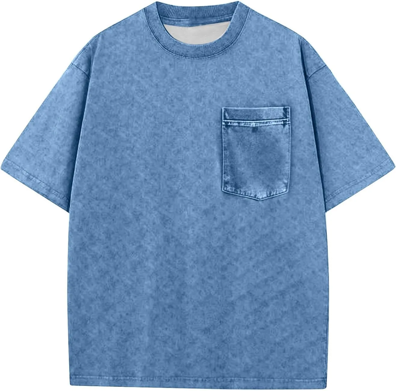 

WENKOMG1 мужская футболка с эффектом поношенности, короткий рукав, летняя, для тренировок, M-3XL