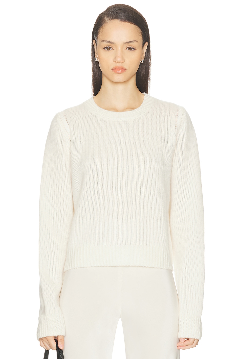 

Noa Shunken Crewneck Свитер Sablyn, Gardenia