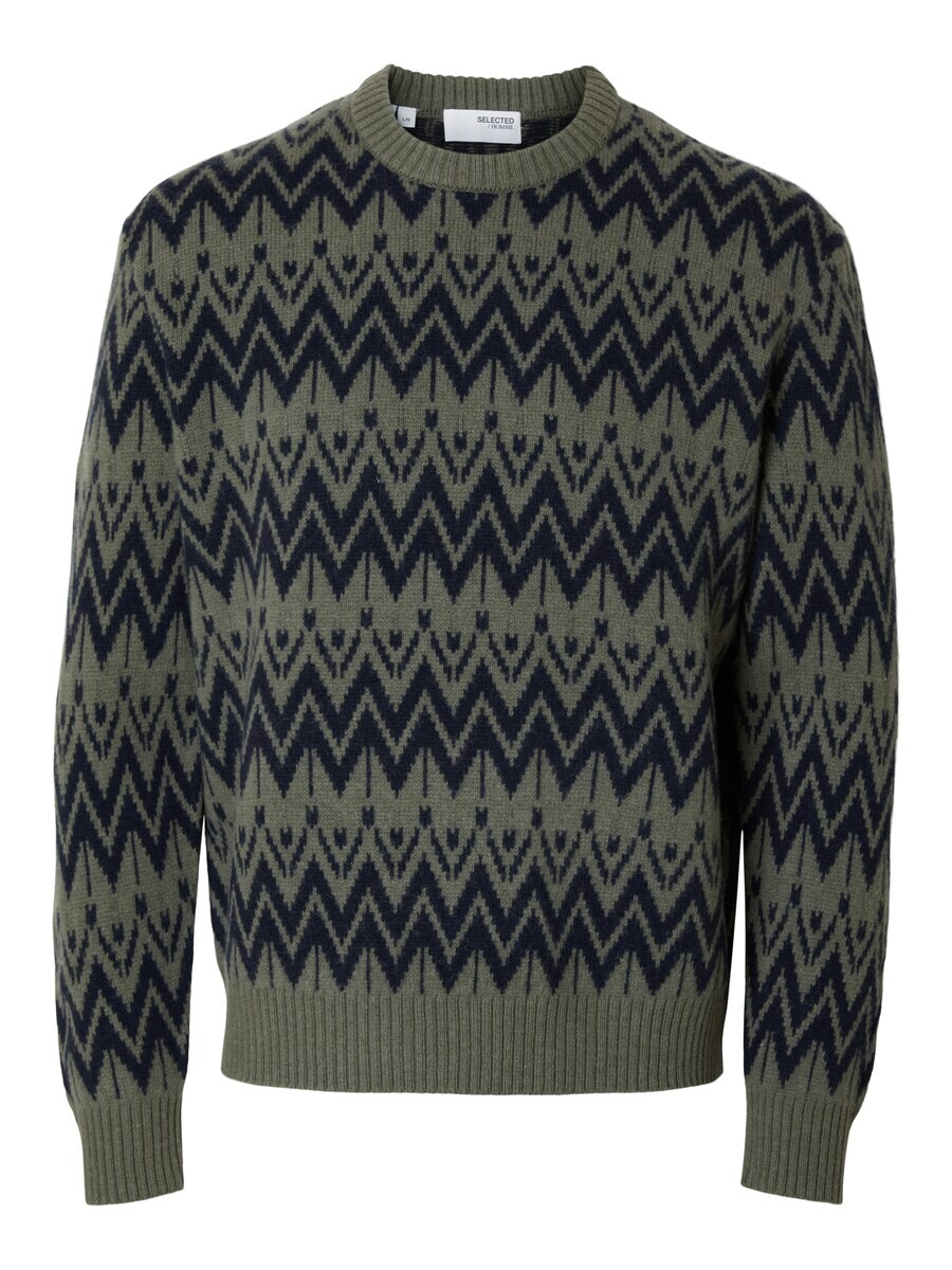 

Свитер SELECTED HOMME Sweater SLHPine, темно-зеленый