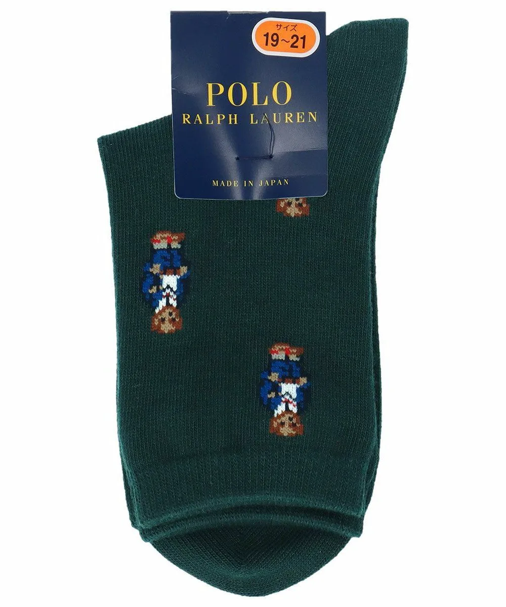 Детские носки POLO Mini Bear с принтом по всей поверхности Polo Ralph Lauren, 58. Forest Green