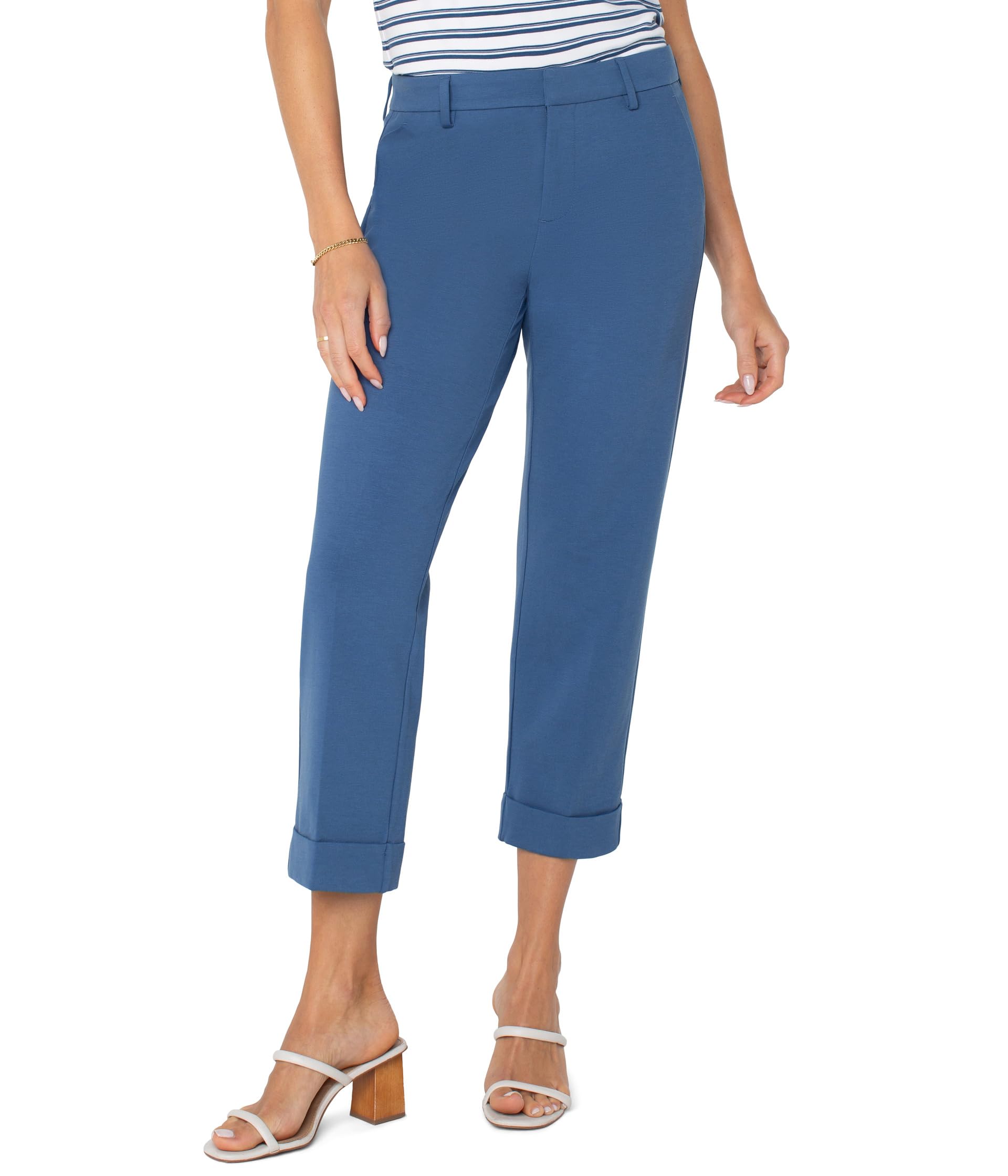 

Брюки Liverpool Los Angeles Kelsey Crop Trouser, цвет French Blue