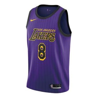 

Майка Nike NBA Jersey Kobe Bryant SW Fan Edition 18-19 Season City limited lakers No. 8 Purple, фиолетовый