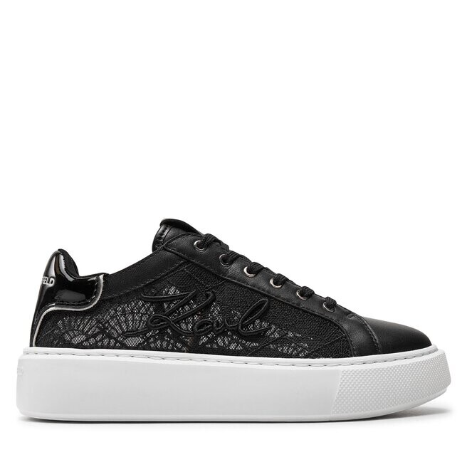 

Кроссовки KARL LAGERFELD KL62228 Black Lthr/Textile 400, черный