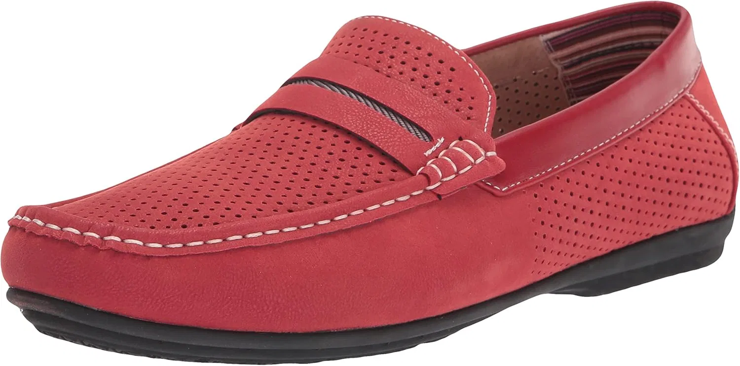 Туфли Stacy Adams Herren Corby Fahrer-Slipper, Red