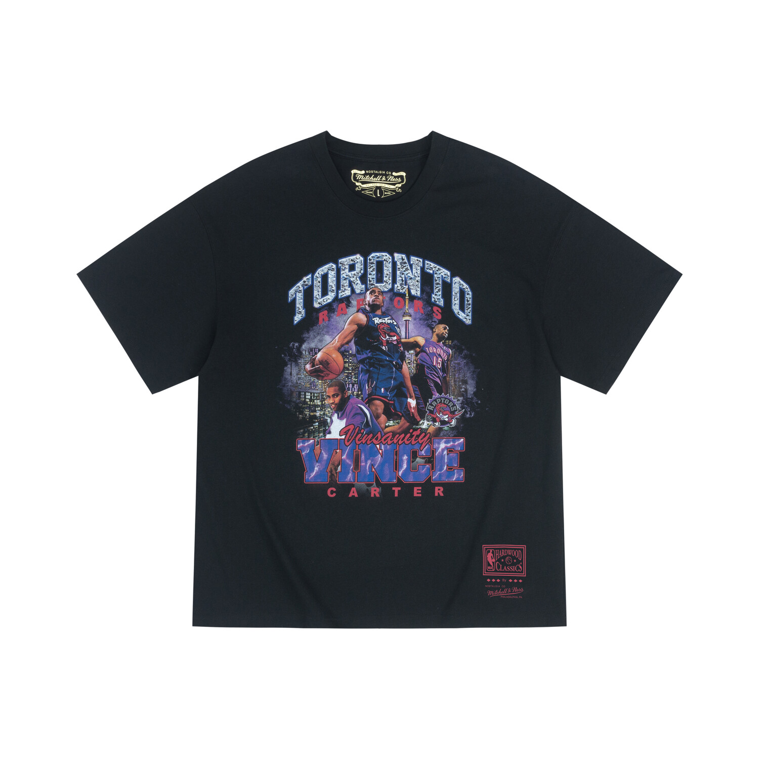 

Футболка серии NBA унисекс, черная Mitchell & Ness, черный