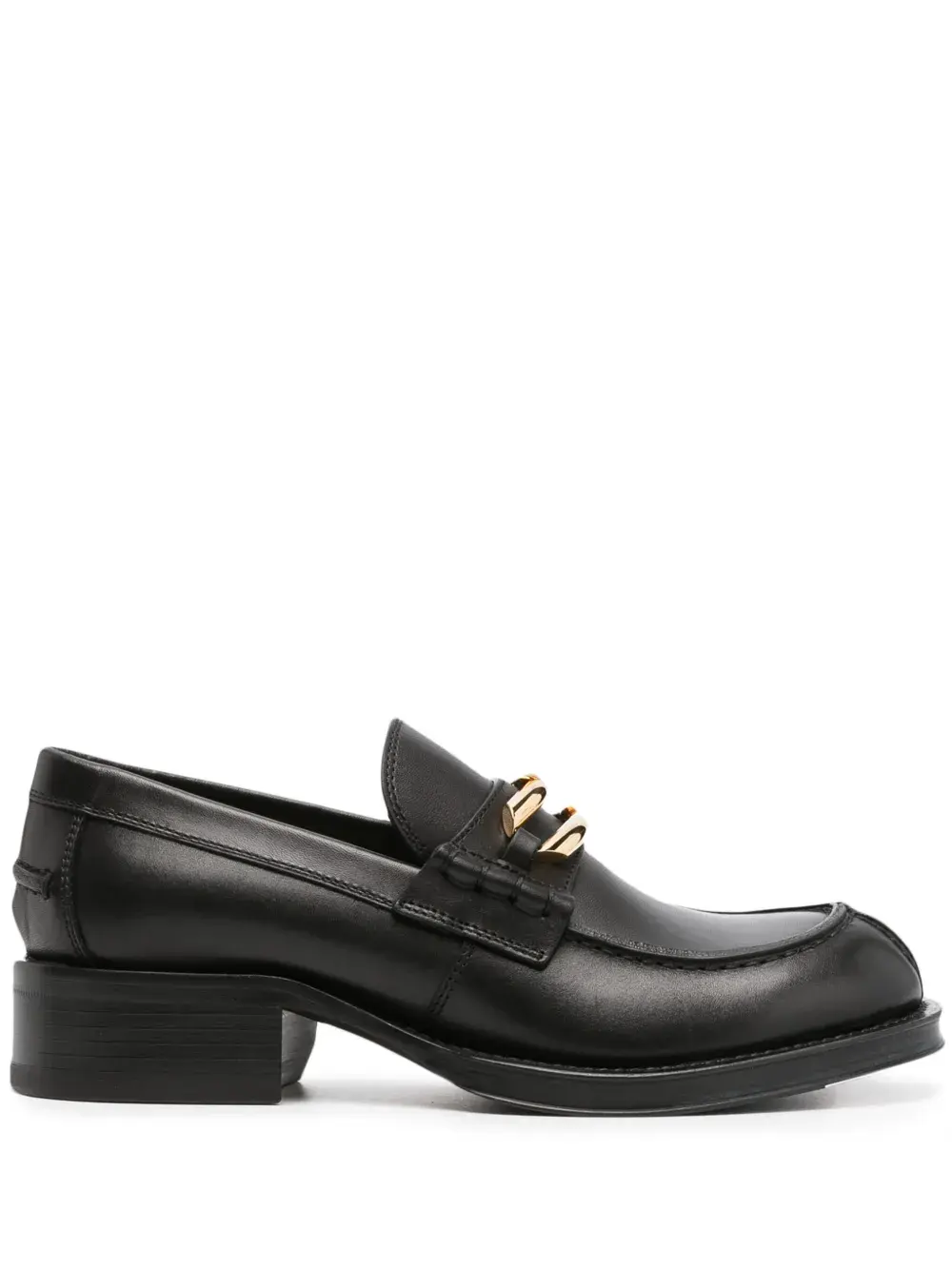 Лоферы с пряжками Lanvin, черный