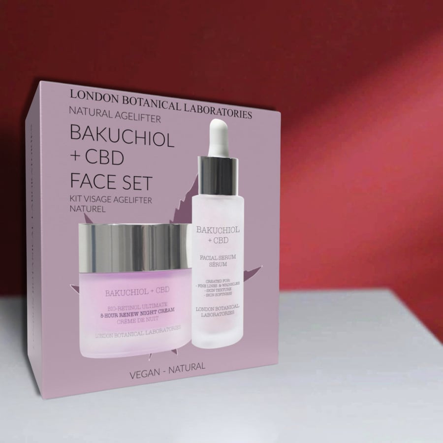 LBL- CBD + Bakuchiol Face Set (сыворотка + увлажняющий крем) London Botanical Laboratories — фото 3