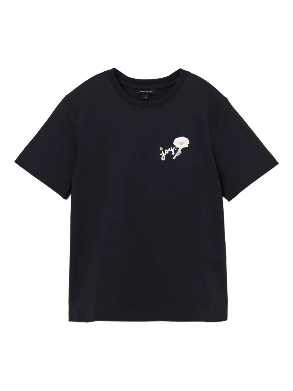 

Футболка из хлопка с рисунком ромашки MARC JACOBS, черный