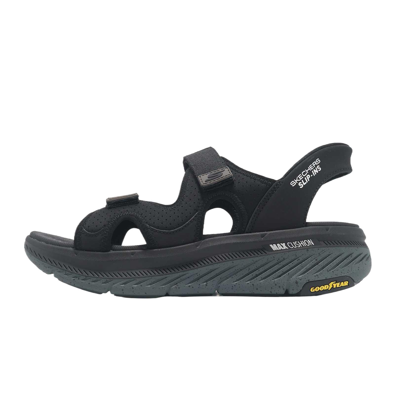 

Skechers Сандалии Max Cushioning Premier 2.0 с одним ремешком, черные, мужские