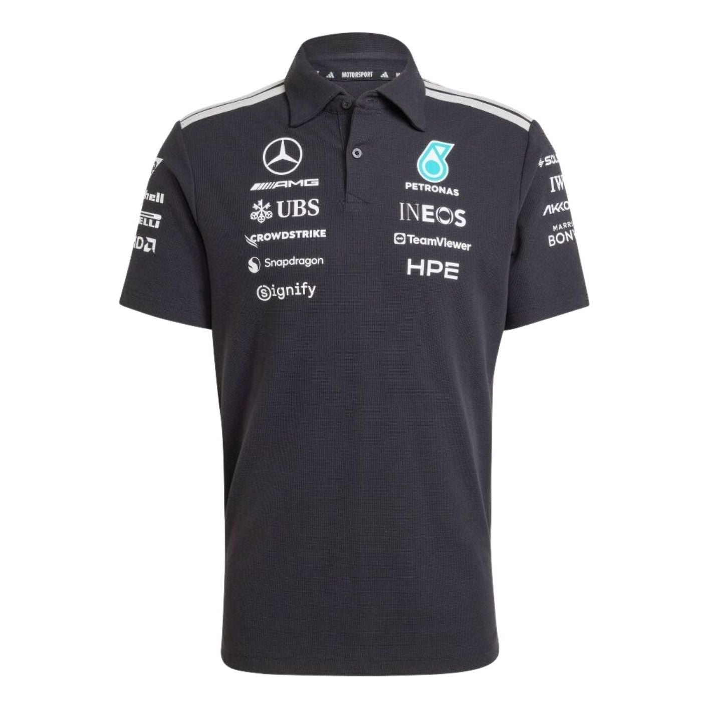 

Футболка-поло Adidas x Mercedes AMG Petronas Formula 1 Team Engineers, черная