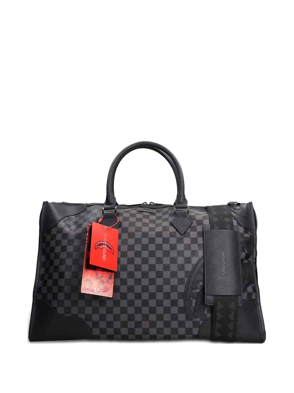 

Сумка-холдолл с верхней ручкой и шахматным узором Sprayground, черный