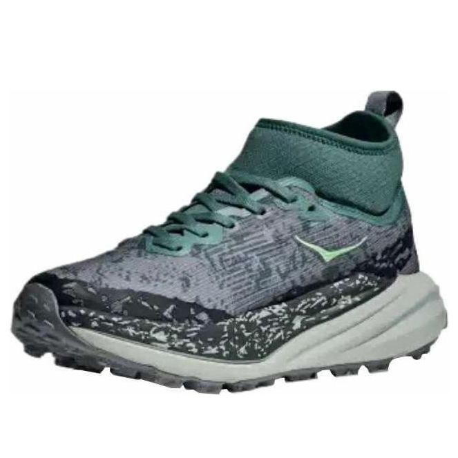 Кроссовки (WMNS) HOKA ONE ONE Speedgoat 6 Gore-Tex 'Mountain Fog Droplet', серый — фото 2