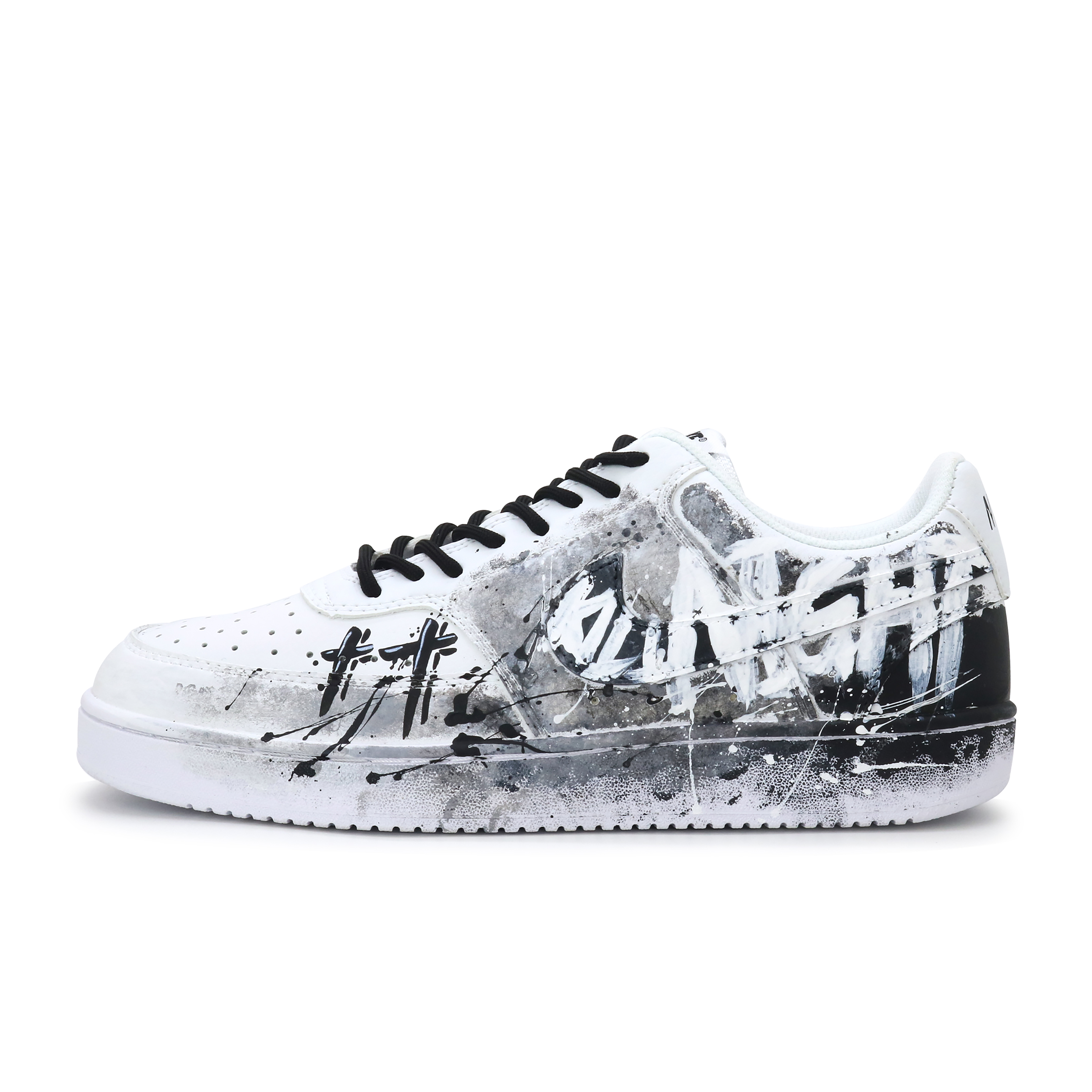 

Nike Кроссовки для скейтбординга Court Vision 1 Low Top, мужские, черные, белые, серые
