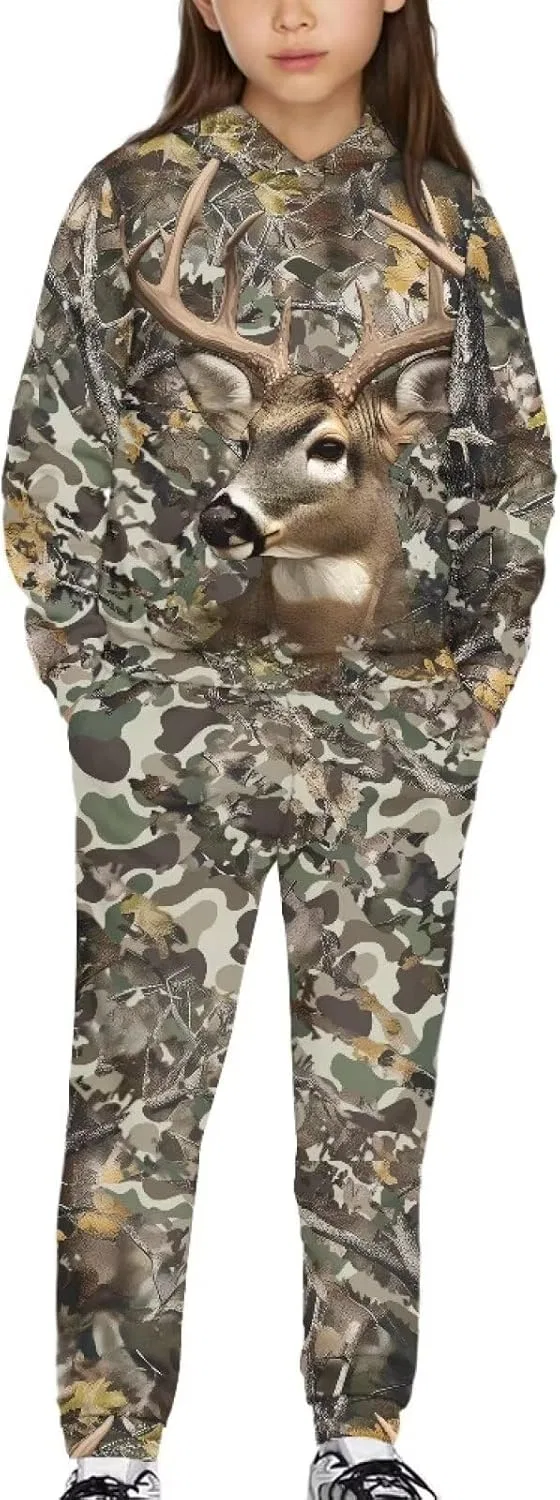 Спортивный костюм для мальчиков Pensura, 2 предмета, Deer Camouflage Hunting