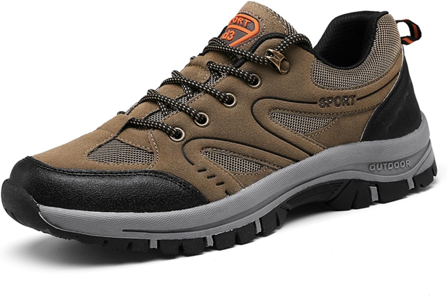 

Мужские походные кроссовки оливкового цвета, прочные, нескользящие, с дышащей сеткой, удобные и стильные для кемпинга и приключений Aokisx