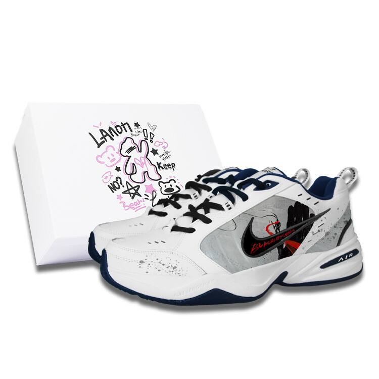

Кроссовки Nike Air Monarch 4 Chunky Sneakers Unisex Low-Top Black, Черный, Кроссовки Nike Air Monarch 4 Chunky Sneakers Unisex Low-Top Black