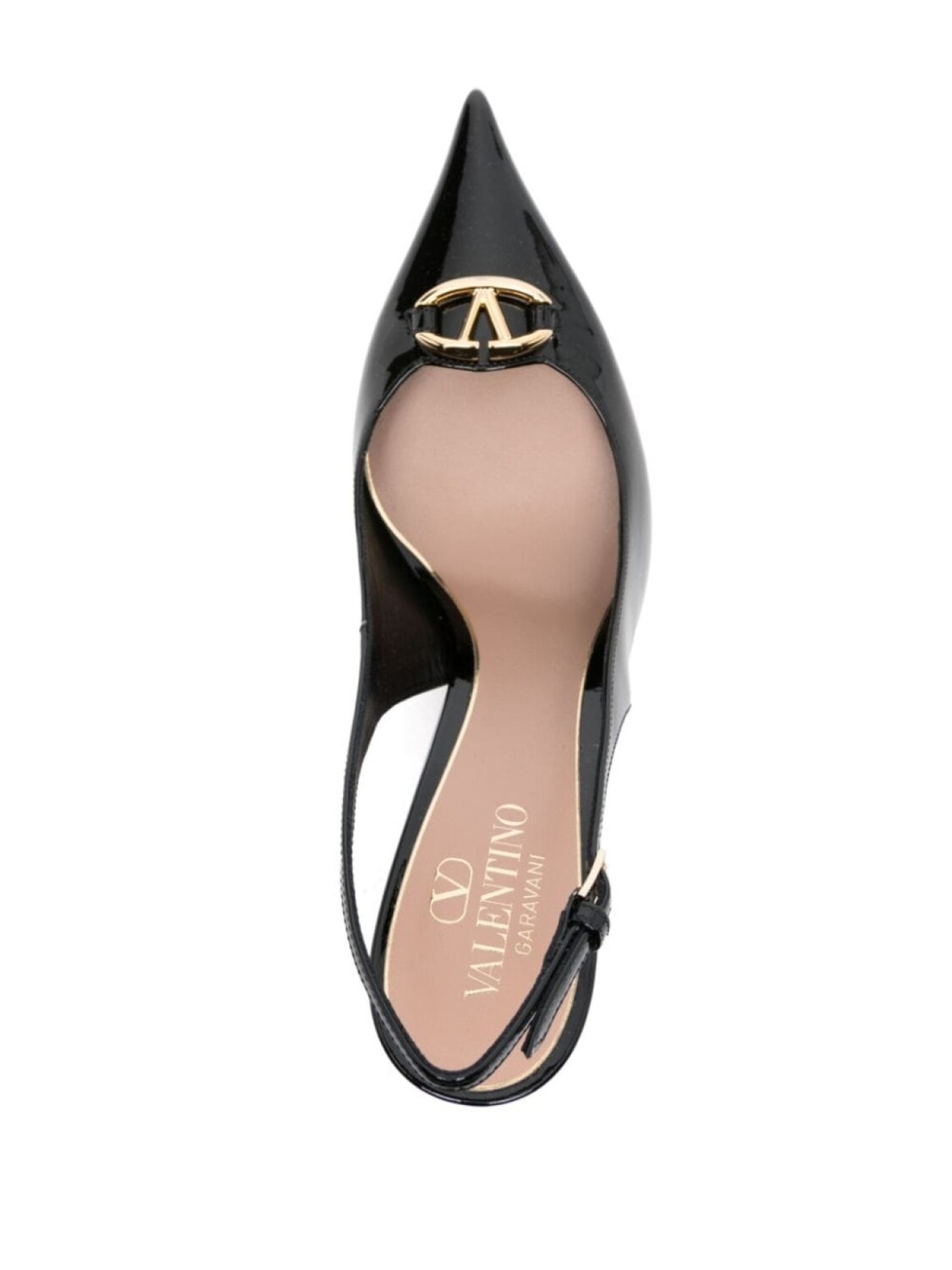 Valentino Garavani туфли-лодочки Bold Edition VLogo 90 мм, черный — фото 4