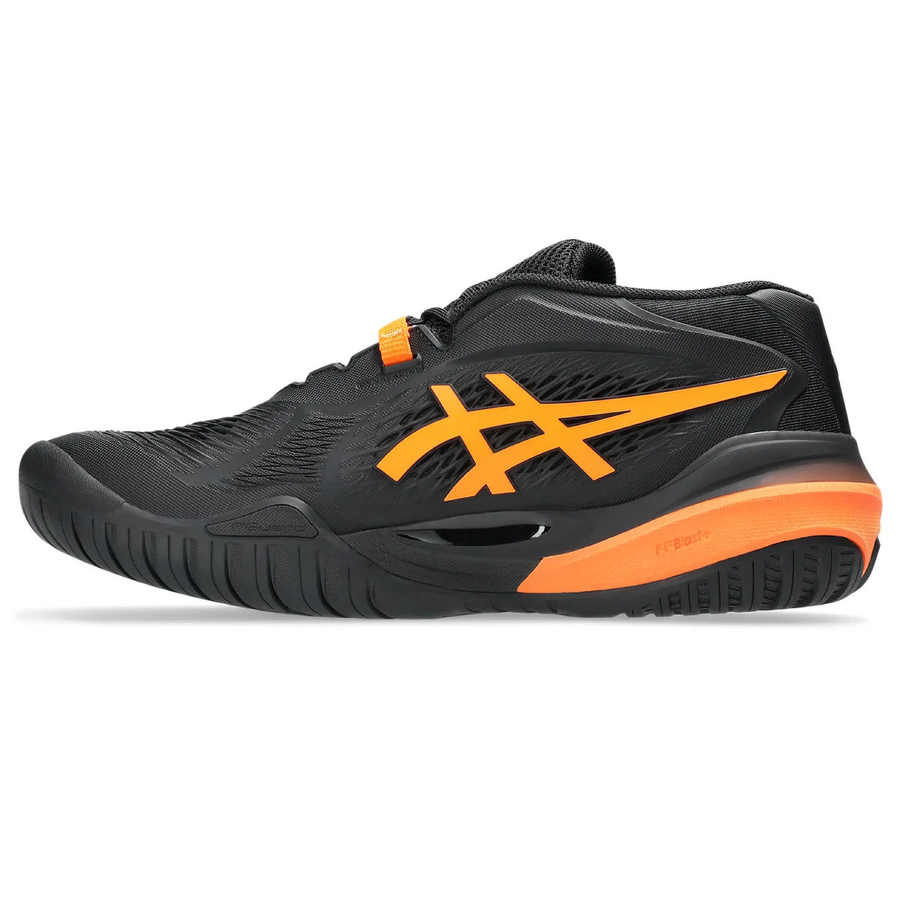 Мужские теннисные кроссовки «GEL-Resolution 10» от ASICS, Black/Shocking Orange — фото 4