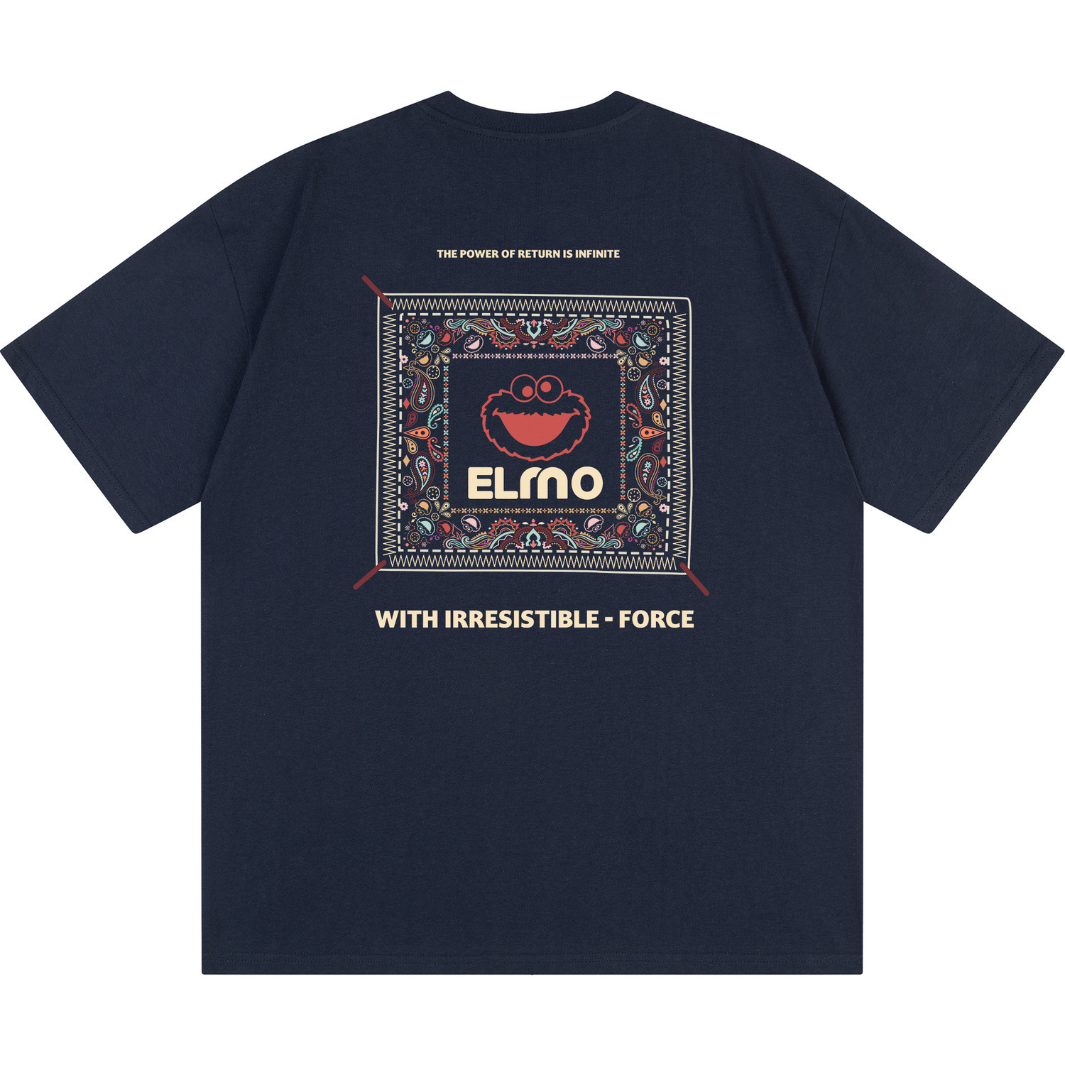 

Футболка унисекс SESAME STREET, тёмно-синяя