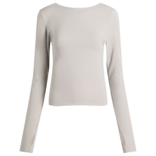 

Футболка с длинным рукавом Zenvy Nike, серый/белый