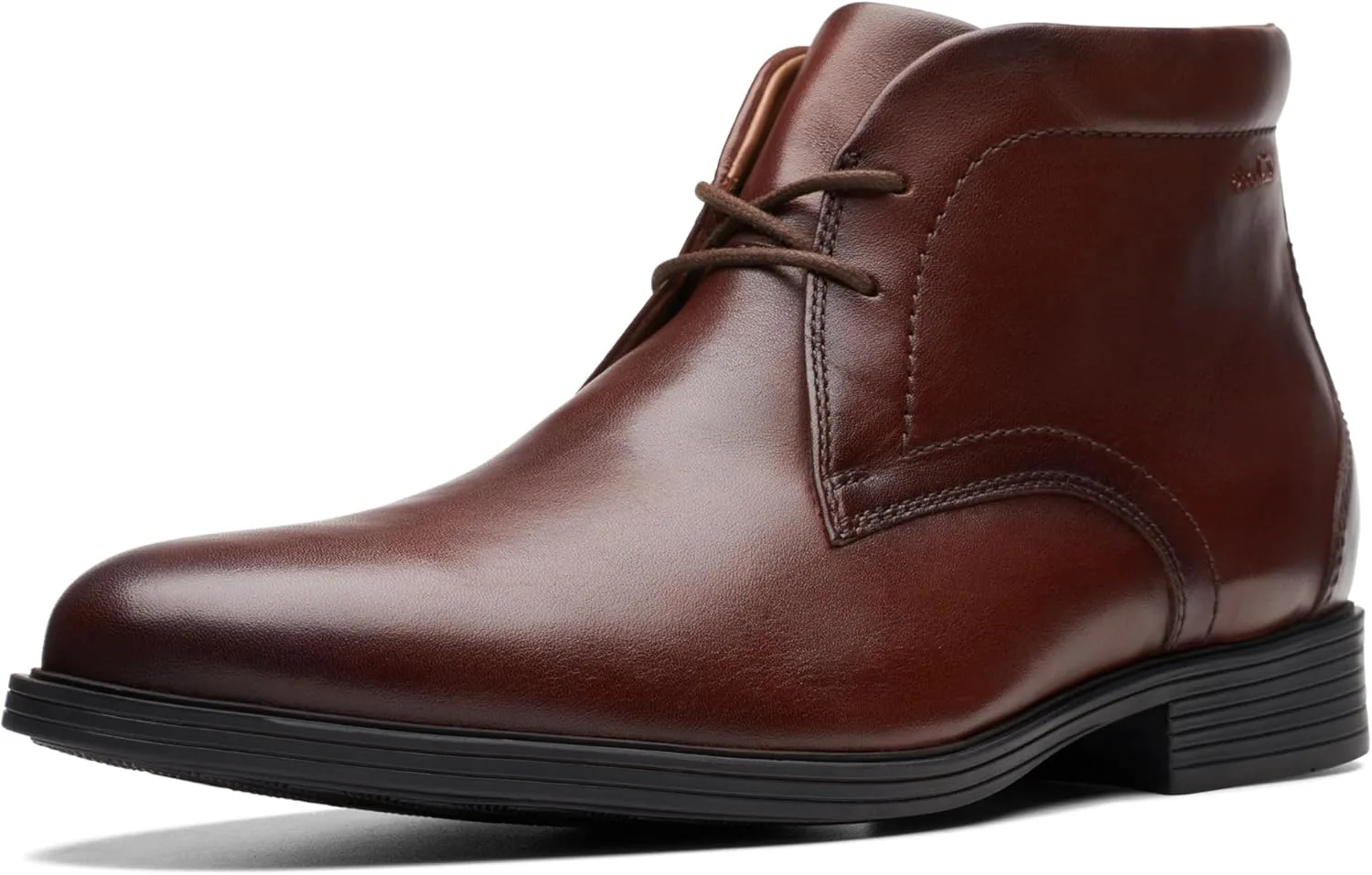 Мужские классические ботинки Clarks Whiddon имеют среднюю длину, красный
