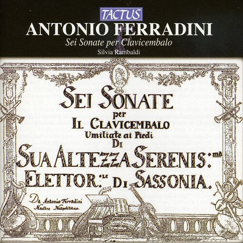 

CD диск Ferradini / Rambaldi: Six Sonatas for Harpsichord