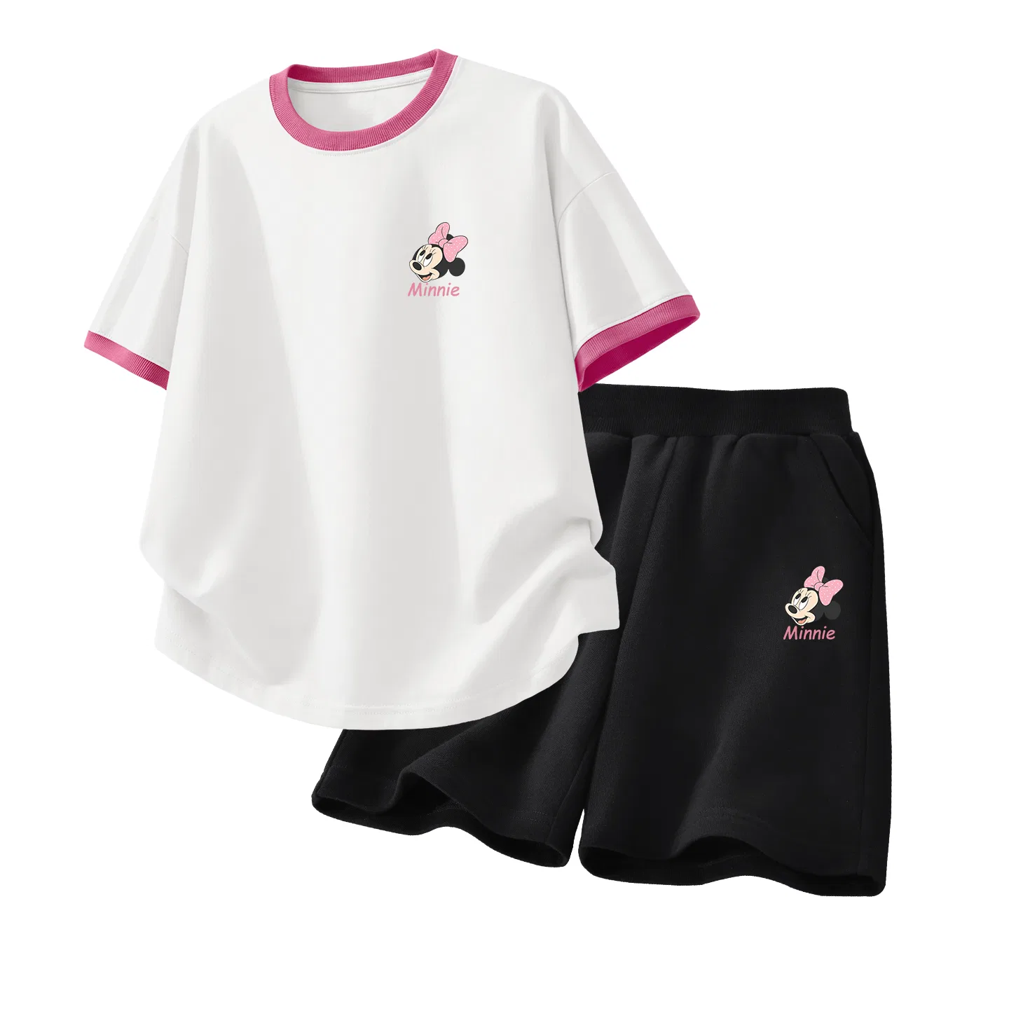 Детский спортивный костюм Casual Sportswear 2 Piece Set Disney, Di Surprise K White Red+Di Surprise K Black