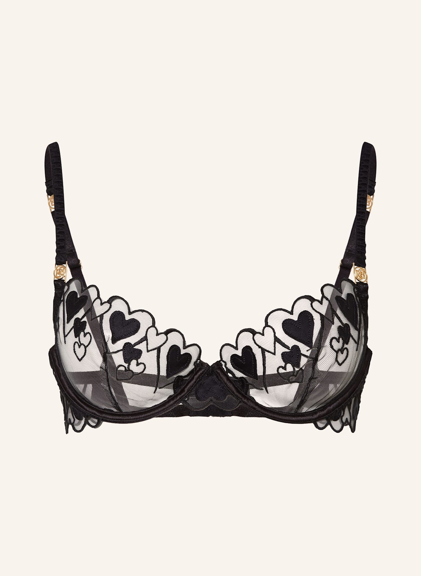 

Бюстгальтер на косточках Harlow Bluebella, черный