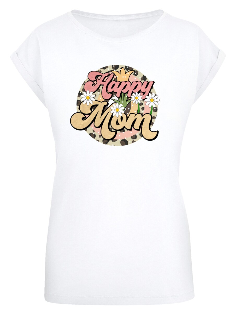 

Рубашка F4NT4STIC Mothers Day Floral Design Happy Mom Motherhood Appreciation, белый