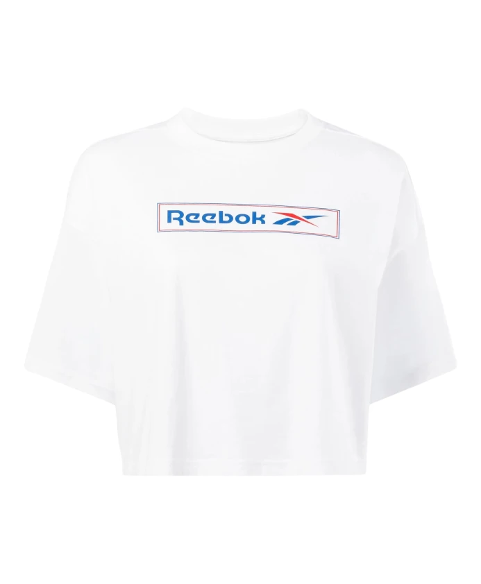 

Футболка с графичным логотипом Reebok, белый