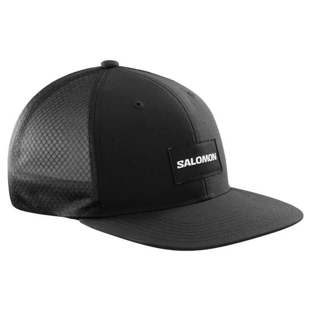 

Бейсболка Salomon Trucker Flat, черный
