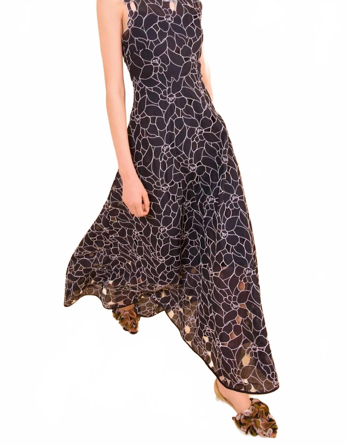 

Ulla Johnson Платье-миди без рукавов Kiana, черный