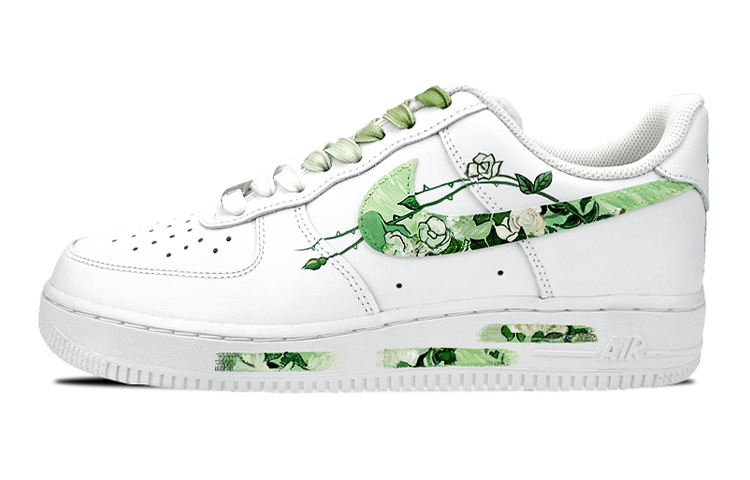 

Кроссовки Nike Air Force 1 Skateboard Shoes Women's Low-Top White/Green