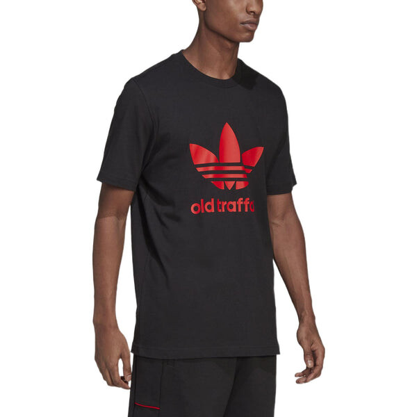 Футболка adidas Original Old Trafford Trefoil T-Shirt 'Black', черный — фото 4