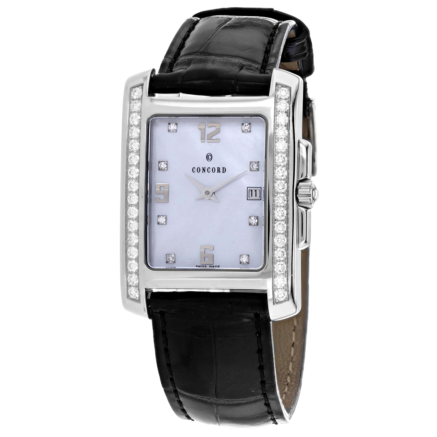 

Мужские часы Concord Seamaster с серым циферблатом, серый