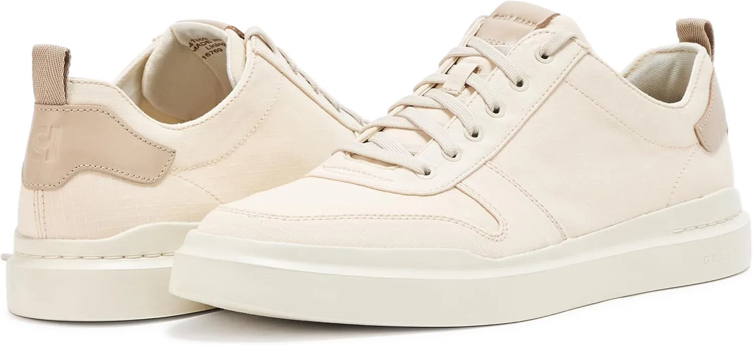 Мужские теннисные кроссовки Cole Haan Grandpro, цвет березовый светло-бежевый, размер 41 EU — фото 3