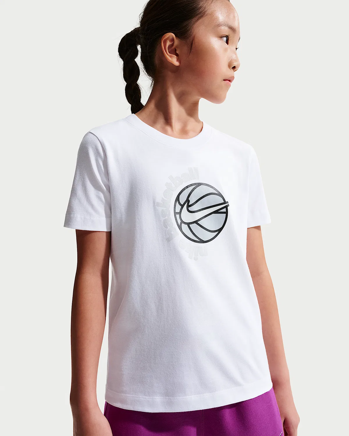 Детская футболка Nike Basketball, White — фото 2