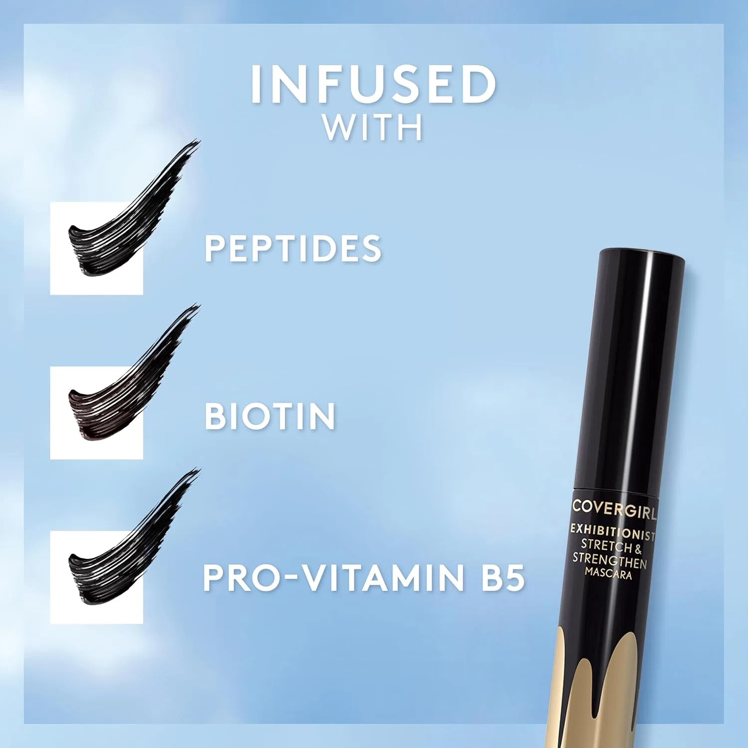 Тушь для ресниц удлиняющая CoverGirl Stretch & Enhancing Mascara 810 Black Brown 8.9ml — фото 4