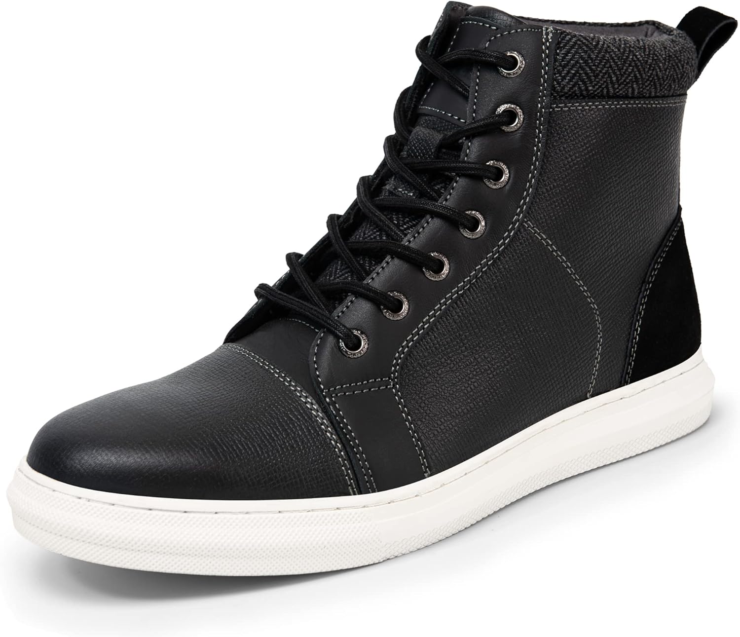 

Кроссовки Arkbird, повседневные, кожаные ботинки Чака на шнуровке для мужчин, черный